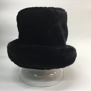 Hat Faux Fur Cuff Cloche Bell Bucket Shearling